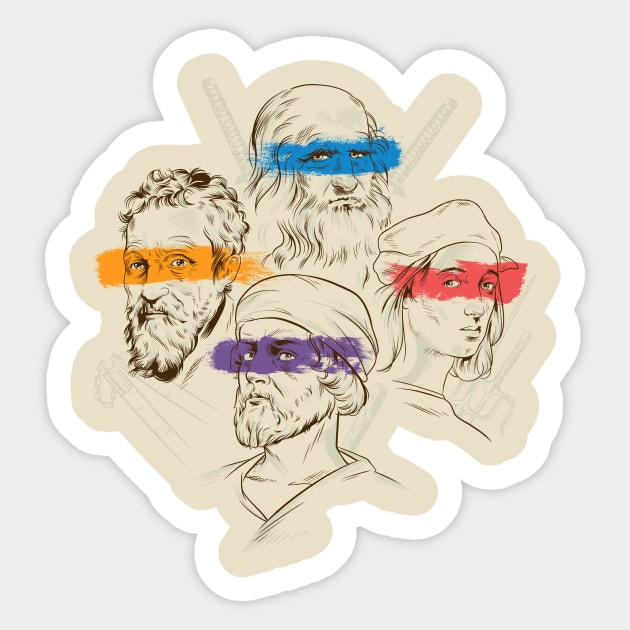 Ninjas Sticker by RedBug01